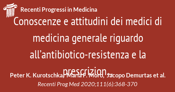 Antibiotico resistenza, il punto di vista del medico internista